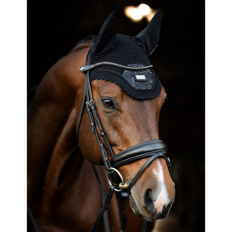 LeMieux Adour Fly Hood - Black-2